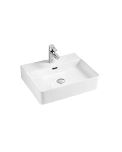 Ceramic Rectangular Vessel Sink 19 7/10"W x 5 1/10"H x 16 1/2"D