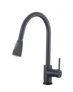 Ratel Pull Down kitchen Faucets 8 11/16" x 15 3/4" Matt Black