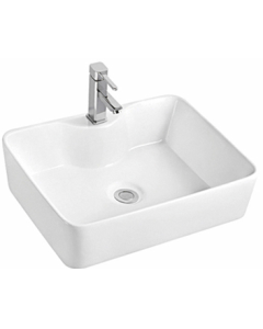 Ceramic Rectangular Vessel Sink 18 9/10"W x 5 1/10"H x 14 3/5"D