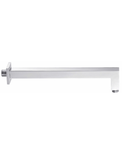 Wall Mount Square Shower Arm 14 1/5"L Chrome