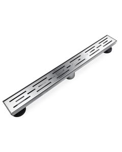 Linear Drain system 35 2/5"W x 2 3/4"D x 3 4/5"H Brushed Nickel