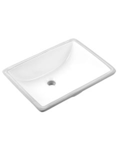 Ceramic Square Undermoun Sink 20"