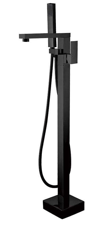 [CZ32004 MB] Freestanding Square Faucet (Matte Black)