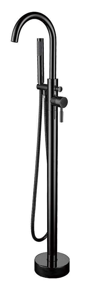 [CZ323004 MB] Freestanding Round Faucet (Matte Black)