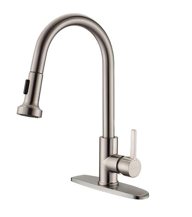 [CZ422002 BN] Traditional Pull Down Kitchen Faucet (Brushed Nickel)