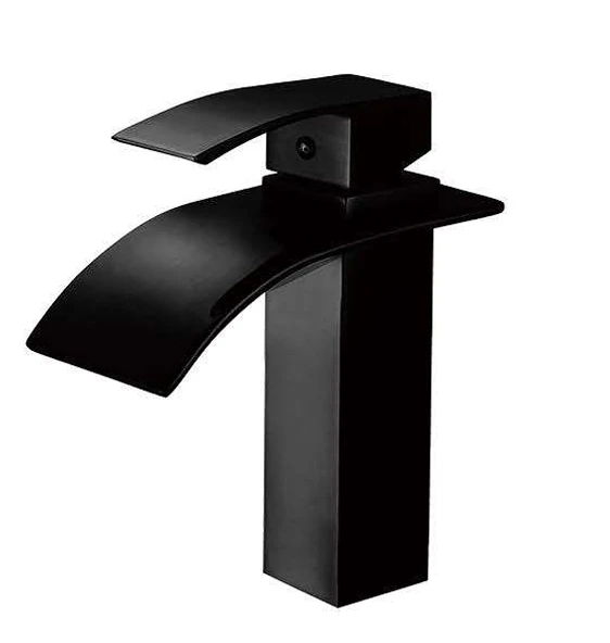 [CZ318501 MB (F66)] Waterfall Lavatory Faucet  (Matte Black)