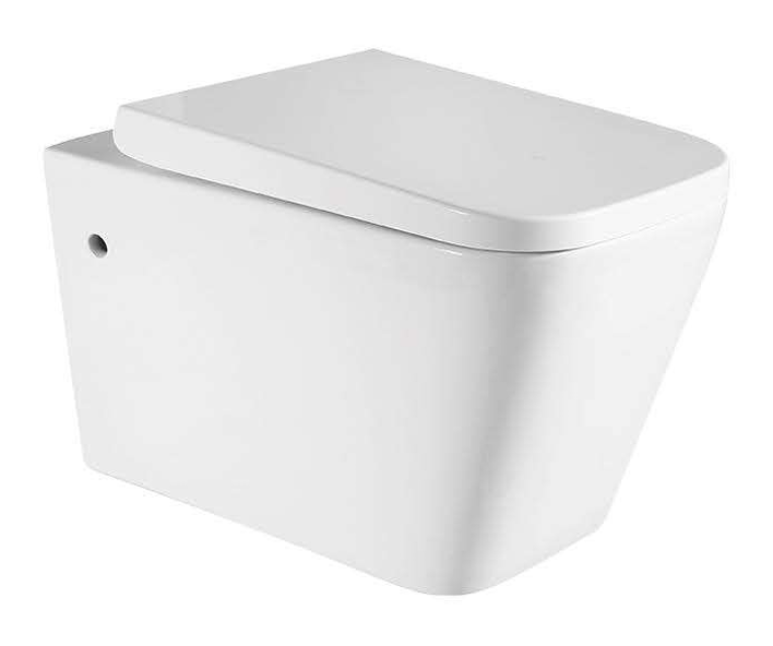 Washdown Wall-Hung Toilet White Square
