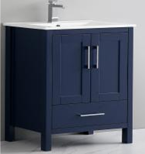 [P1801-24" Blue] P1801 Blue Vanity (24" x 18")