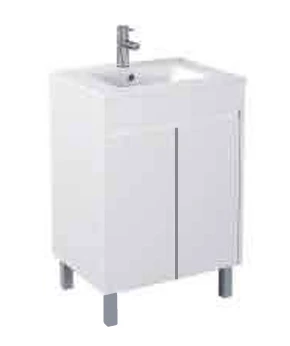 [X-PF500-LG White] PF  White Vanity with Legs (20" x 18")