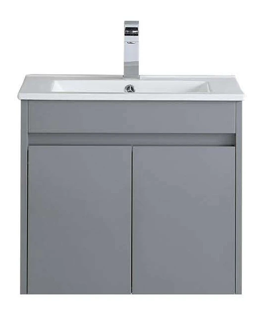 [X-PF600-WH Gray] PF  Wallmount Gray Vanity (24" x 18")