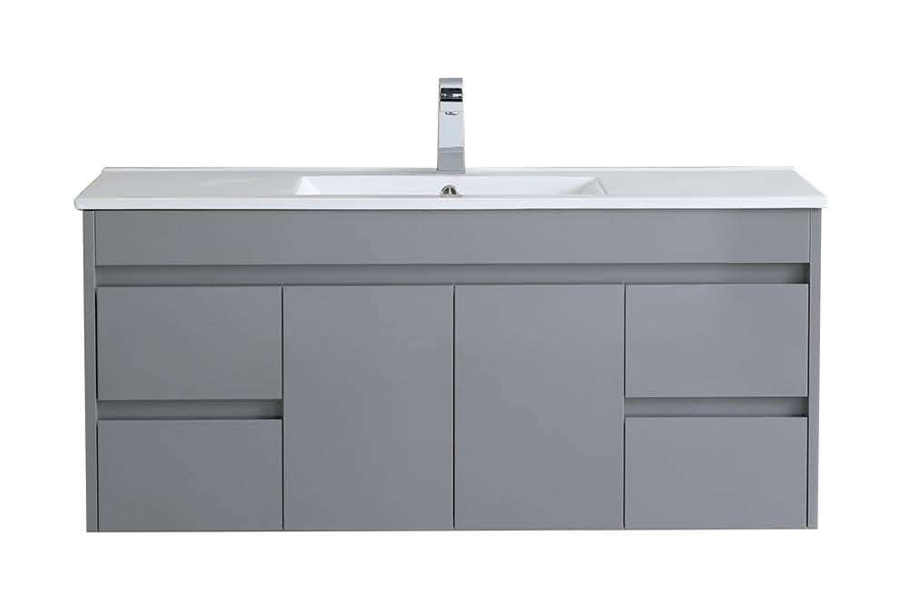 PF  Wallmount Gray Vanity - Sink Option