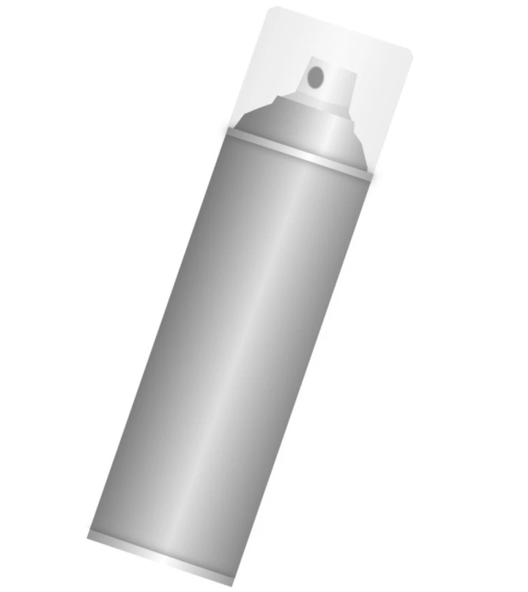 Dove White Shaker Spray Can