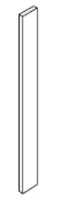 [DS:WF642] Dove White Shaker Wall Filler 6" X 42" (Davie Warehouse)