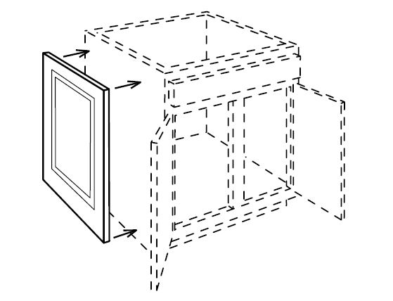 Newport Dummy Door 21" X 30"