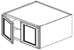 [NT:W302424] Newport Wall Cabinet 30" X 24" X 24" (Davie Warehouse)