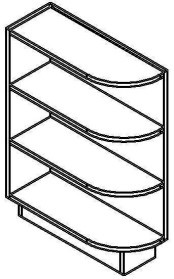 [SO:BES09] Soda Base End Shelf 09" (Davie Warehouse)
