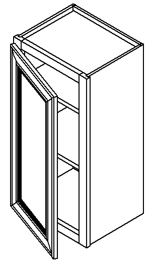 [SO:W0936] Soda Wall Cabinet 09" X 36" (Davie Warehouse)