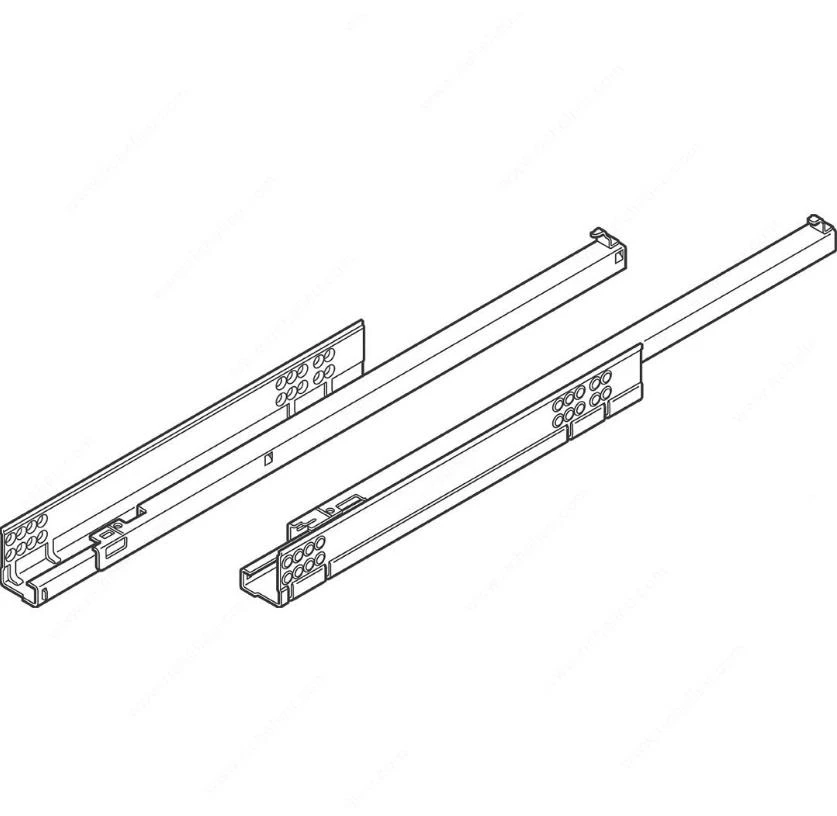 [JA:GLIDE24] Soft Closing Undermount Glides For 24" Depth Cabinets (Davie Warehouse)