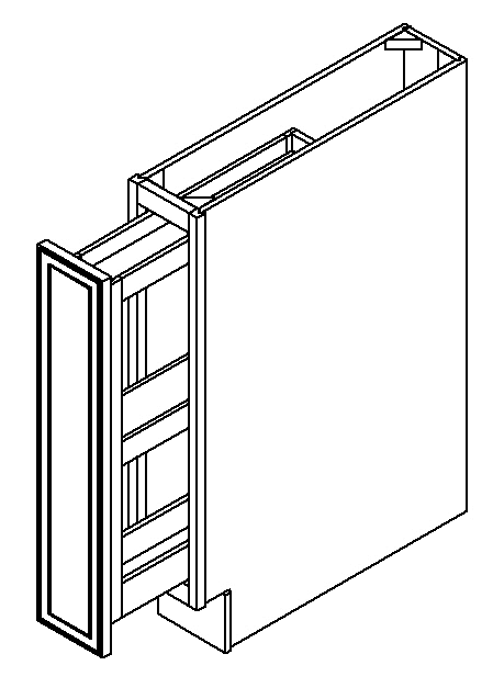 Sterling Spice Rack/Pull Out 09"