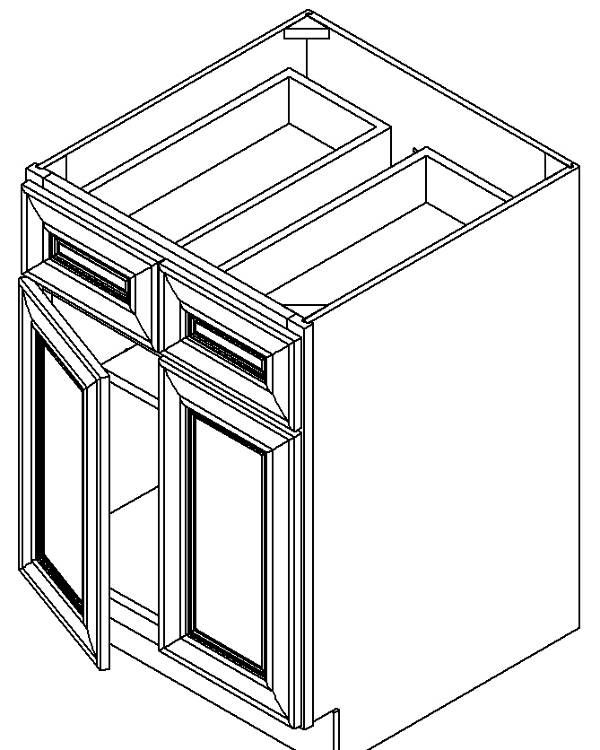 [TS:B36] Toffee Shaker Base Cabinet 36" (Davie Warehouse)