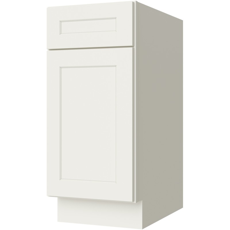 Cream White Shaker Base Cabinet 09"