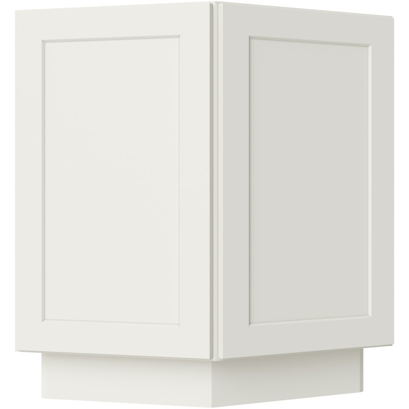 [CS:BEC24] Cream White Shaker Base End Cabinet 24" (Davie Warehouse)