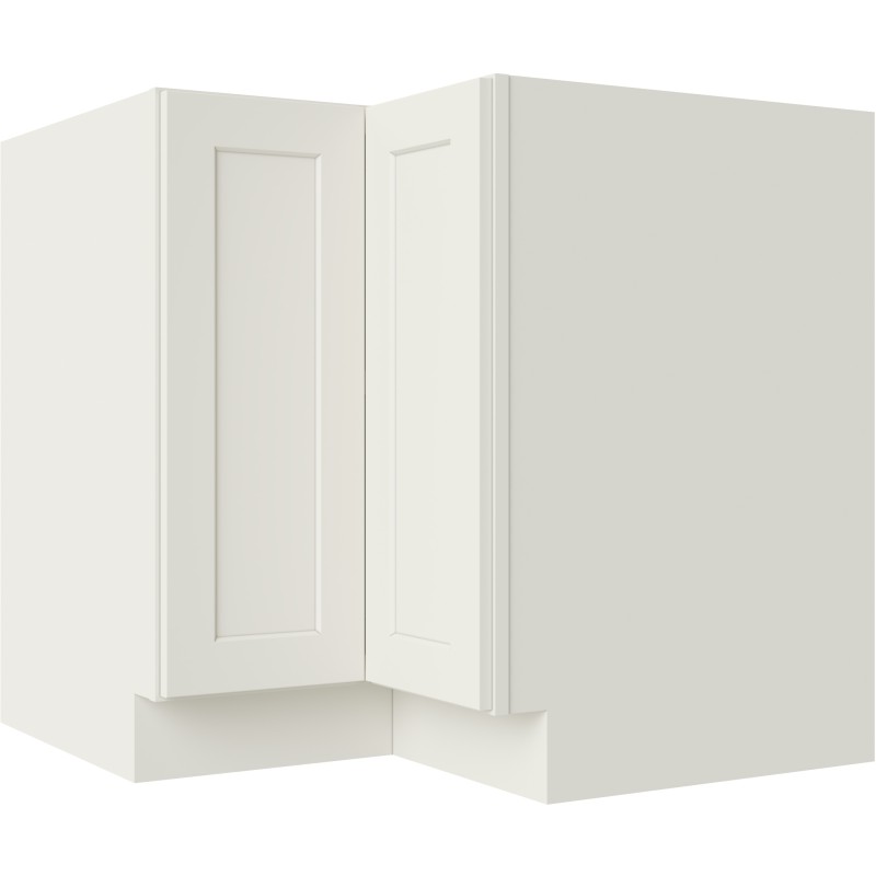 Cream White Shaker Base Lazy Susan 33" W/O Turnable Tray