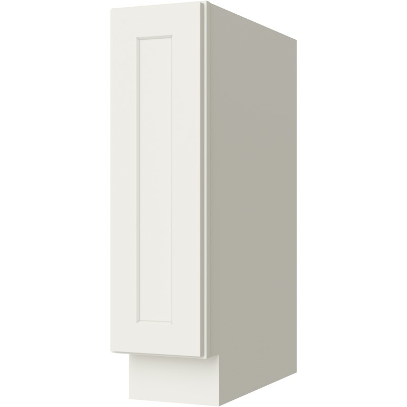 Cream White Shaker Spice Rack/Pull Out 06" (Not Softclose)
