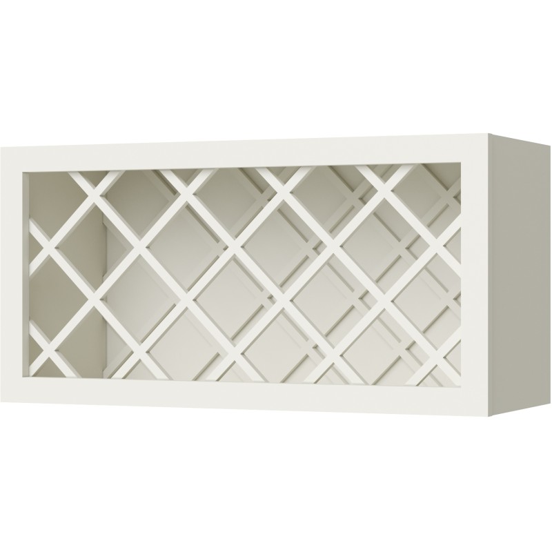 [CS:WR3015] Cream White Shaker Wine Rack 30" X 15" X 12" (Davie Warehouse)