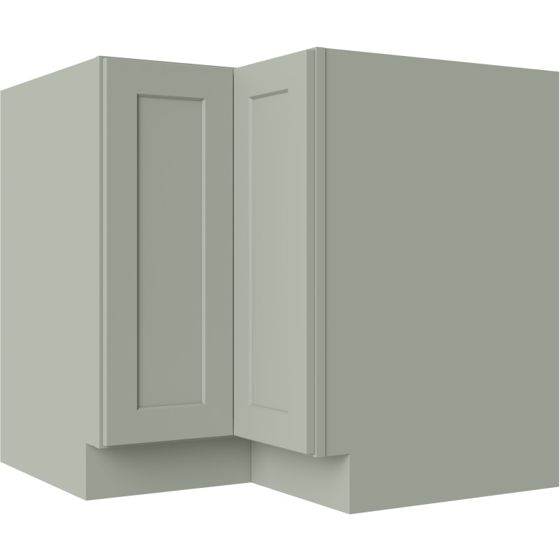 Sage Green Shaker Base Lazy Susan 33" W/O Turnable Tray