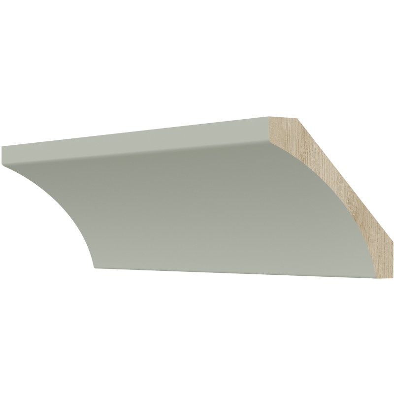 [GS:CM8-C] Sage Green Shaker Cove Crown Molding 2 1/2" X 96" (Davie Warehouse)