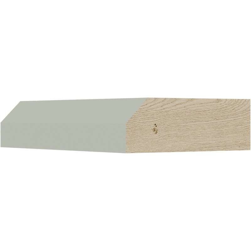[GS:BEM8] Sage Green Shaker Edge Molding 2 1/4" X 3/4" X 96" (Davie Warehouse)
