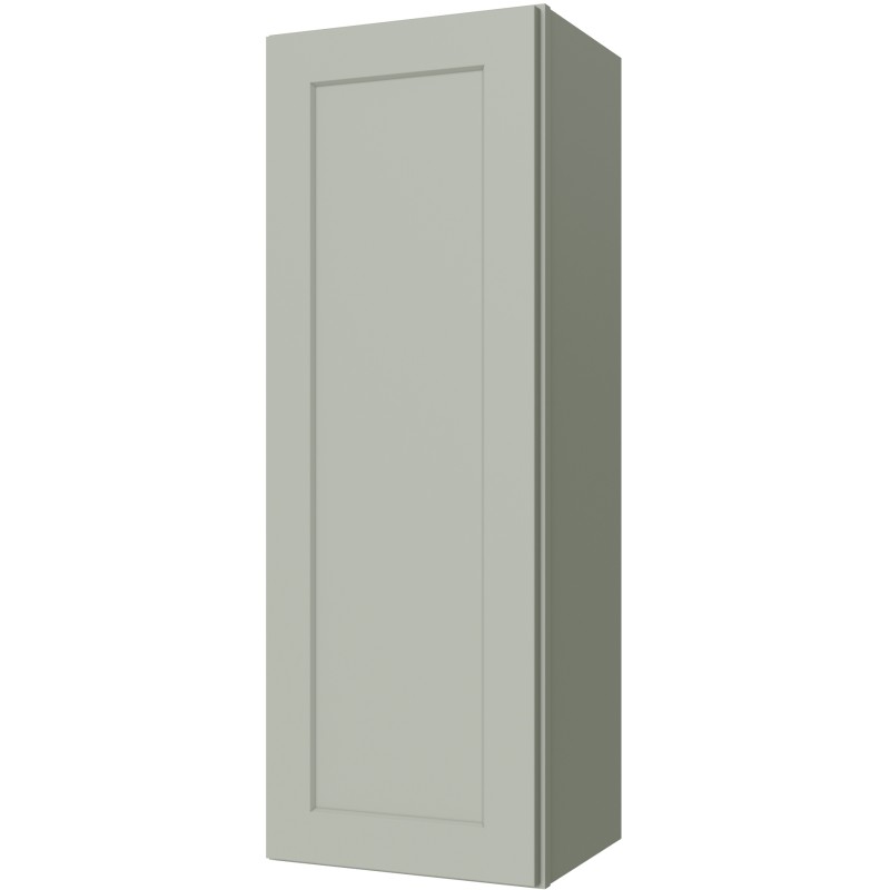 [GS:W1236] Sage Green Shaker Wall Cabinet 12" X 36" (Davie Warehouse)