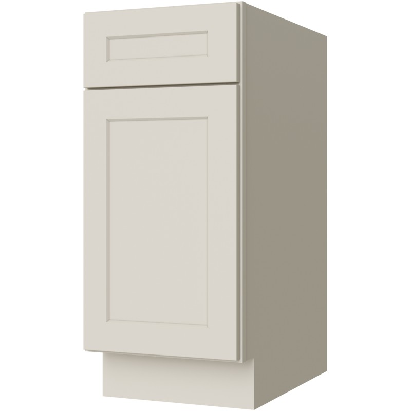 [SS:B15] Sandy Mirage Shaker Base Cabinet 15" (Davie Warehouse)