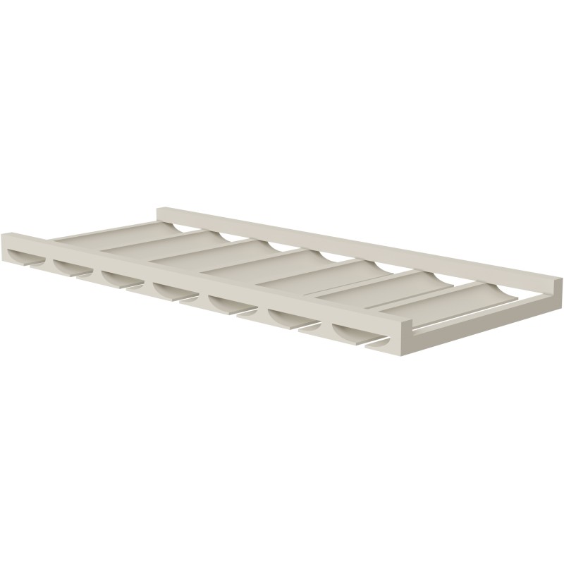 [SS:SGH3012] Sandy Mirage Shaker Glass Rack 30" X 12" X 3" (Davie Warehouse)