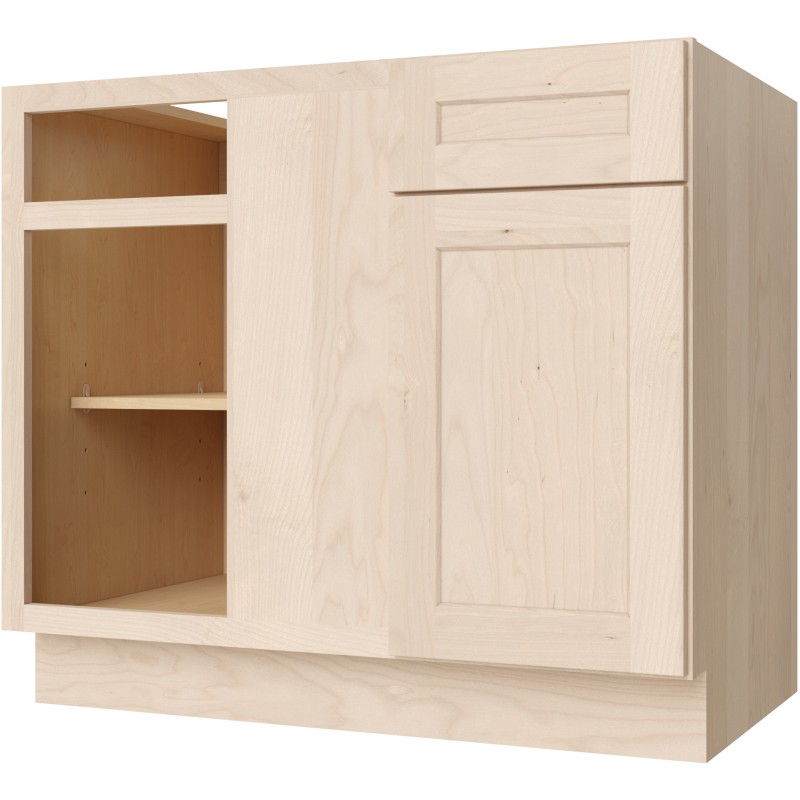 Unfinished Shaker Base Blind Corner 39"