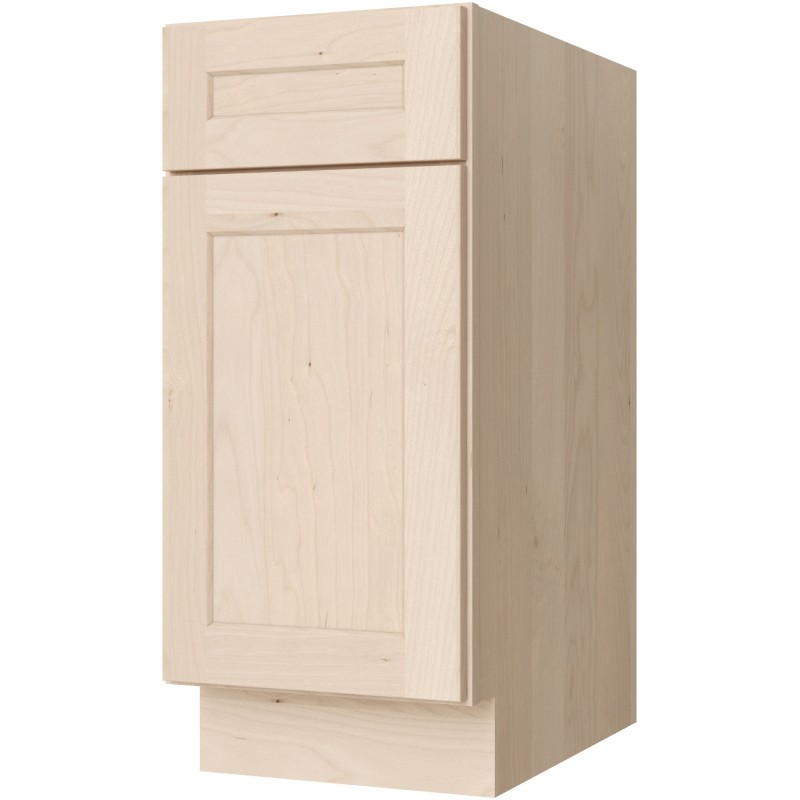 Unfinished Shaker Base Cabinet 12"