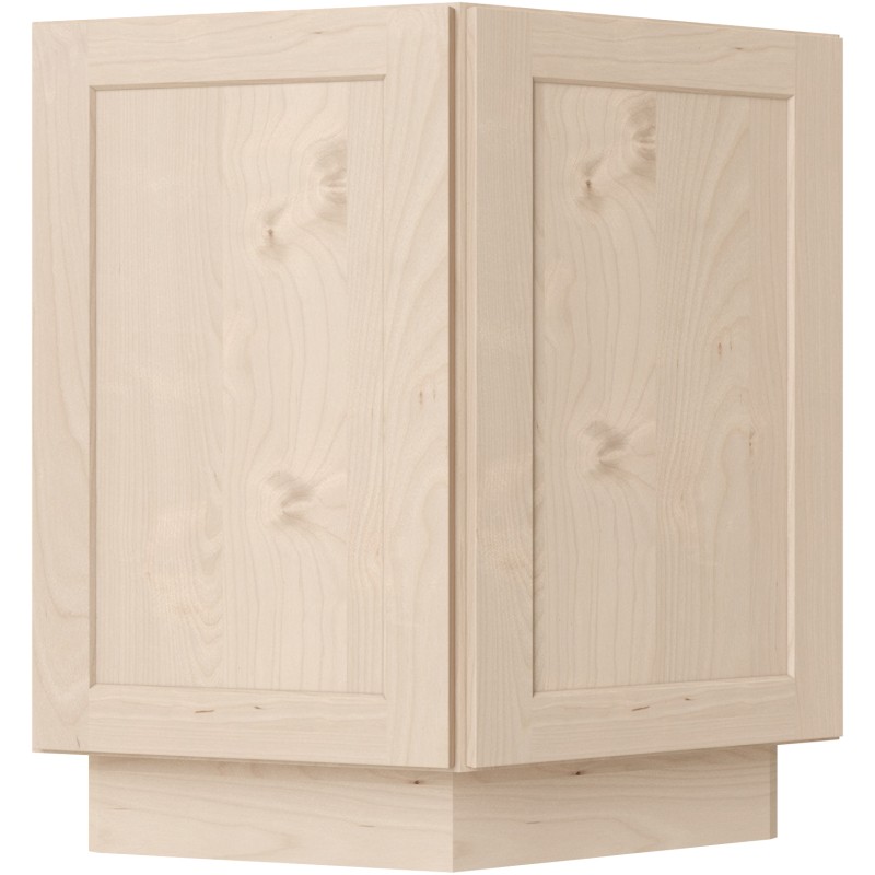 [US:BEC24] Unfinished Shaker Base End Cabinet 24" (Davie Warehouse)