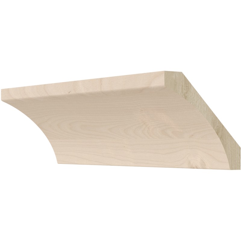 [US:CM8-C] Unfinished Shaker Cove Crown Molding 2 1/2" X 96" (Davie Warehouse)
