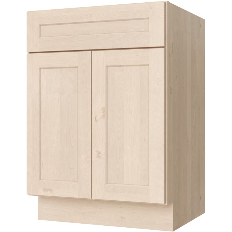 [US:FA3021] Unfinished Shaker Vanity Sink Base 30" X 21" (Davie Warehouse)