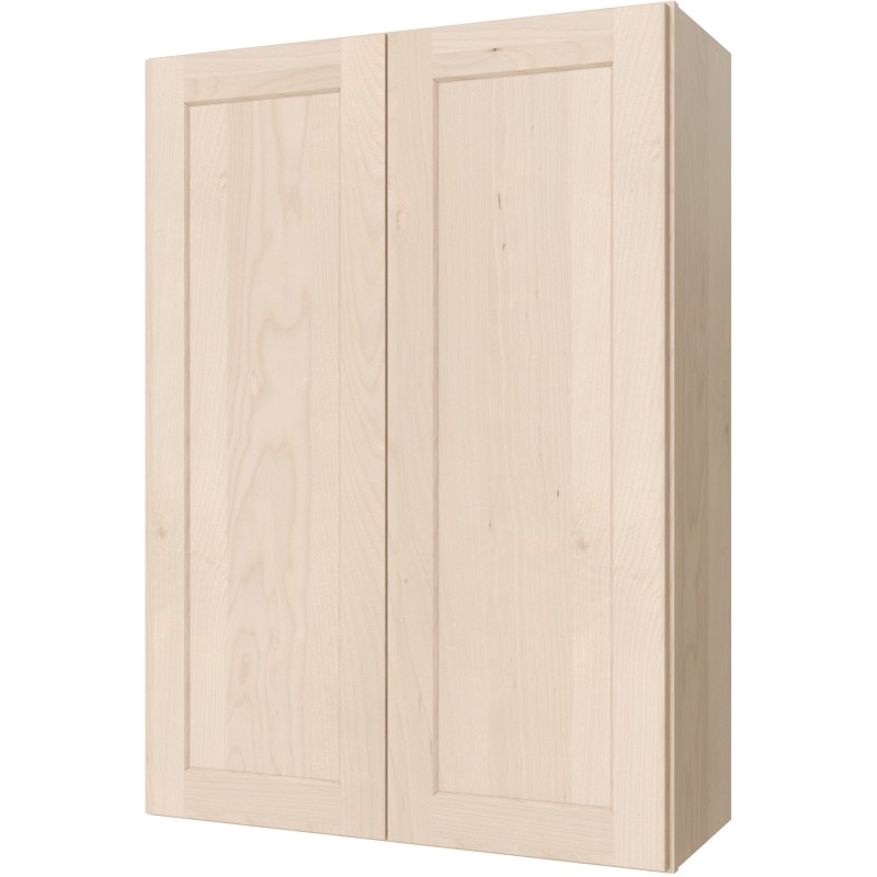 [US:W2736] Unfinished Shaker Wall Cabinet 27" X 36" (Davie Warehouse)