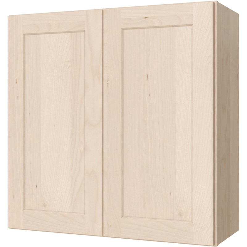 [US:W3330] Unfinished Shaker Wall Cabinet 33" X 30" (Davie Warehouse)