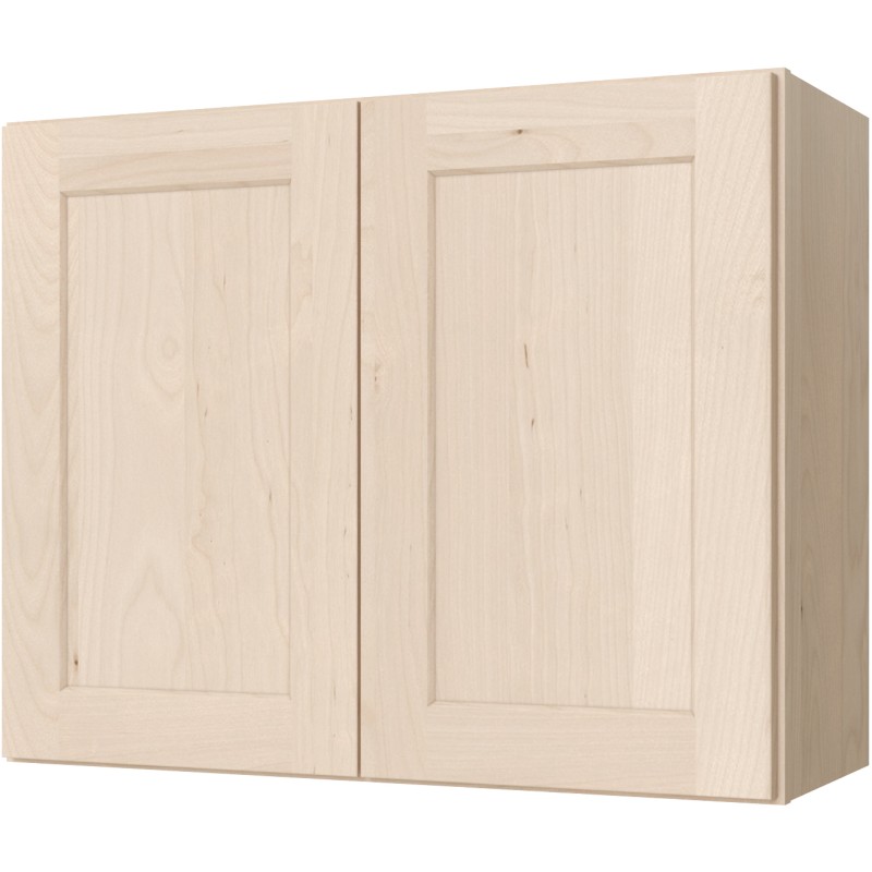Unfinished Shaker Wall Cabinet 36" X 12"