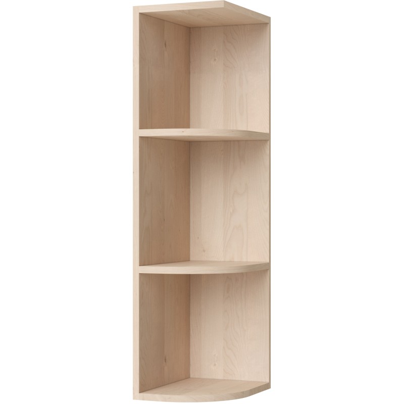 [US:WES0936] Unfinished Shaker Wall End Shelf 09" X 36" (It Can Used For Soda As Well) (Davie Warehouse)