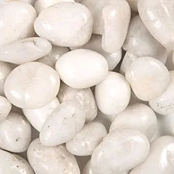 WHITE POLISHED PEBBLES (Large 1-2IN)