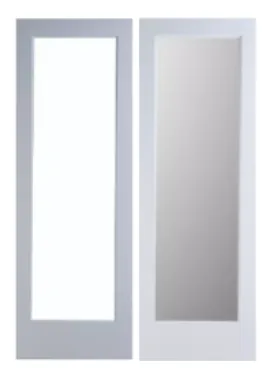 [SR1668FP1LT] 1 LITE FRENCH DOOR (OVOLO) (1/6 x 6/8 (18" x 80"), Frosted)