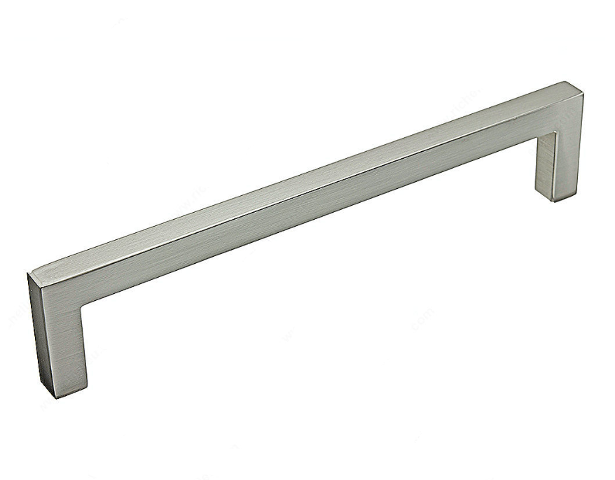 SQUARE HANDLE | 5 3/8"L x 1 3/8"H | BN | H22276128BN