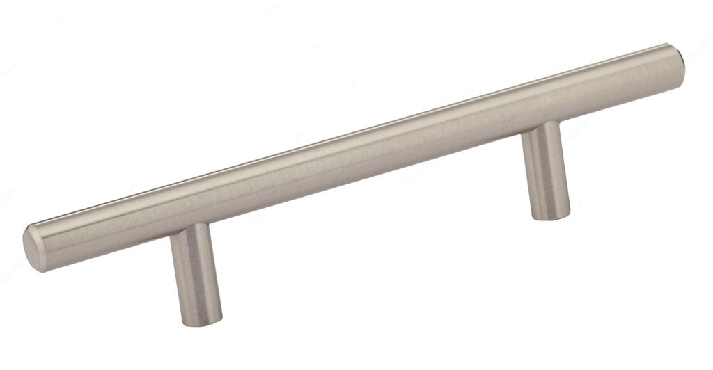 STEEL T BAR HANDLE | 5 1/16"L × 1 3/8"H | BN | H12128208BN
