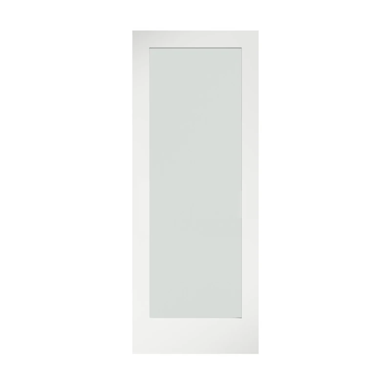 [SR1668FPS1LTS] 1 Lite Primed Shaker - Frosted Glass (1/6 x 6/8 (18" x 80"))
