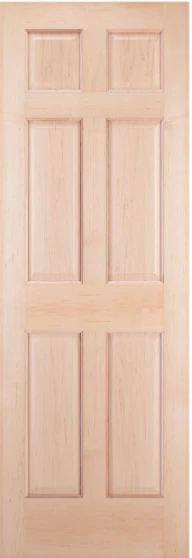[SR1668C6P] 6 Panel Clear Pine (1/6 x 6/8 (18" x 80"))